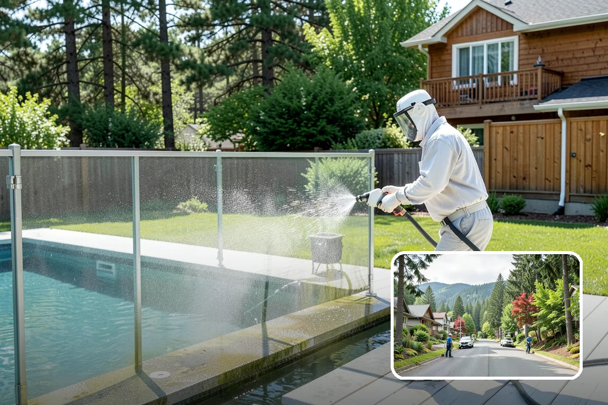 Handrail Cleaning in Darrington, Snohomish County, WA - Removes the sticky film from frequently touched grip surfaces