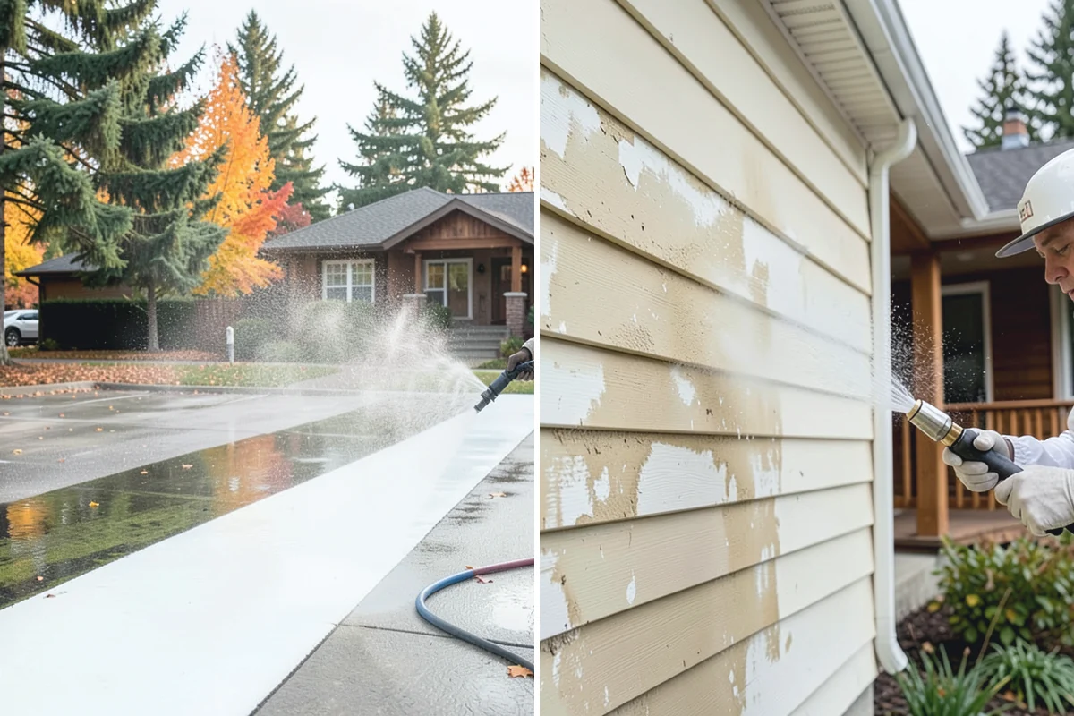 Handrail Cleaning in Darrington, Snohomish County, WA - Wipe loose debris and cobwebs from the rail