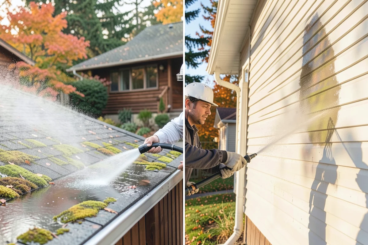 Handrail Cleaning in Des Moines, King County, WA - Wipe loose debris and cobwebs from the rail