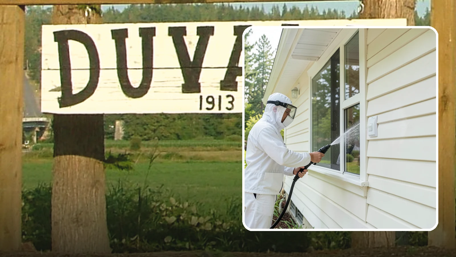 Handrail Cleaning in Duvall, King County, WA - We clean exterior handrails to remove the grime, algae, and oxidation that build on surfaces people touch every day.