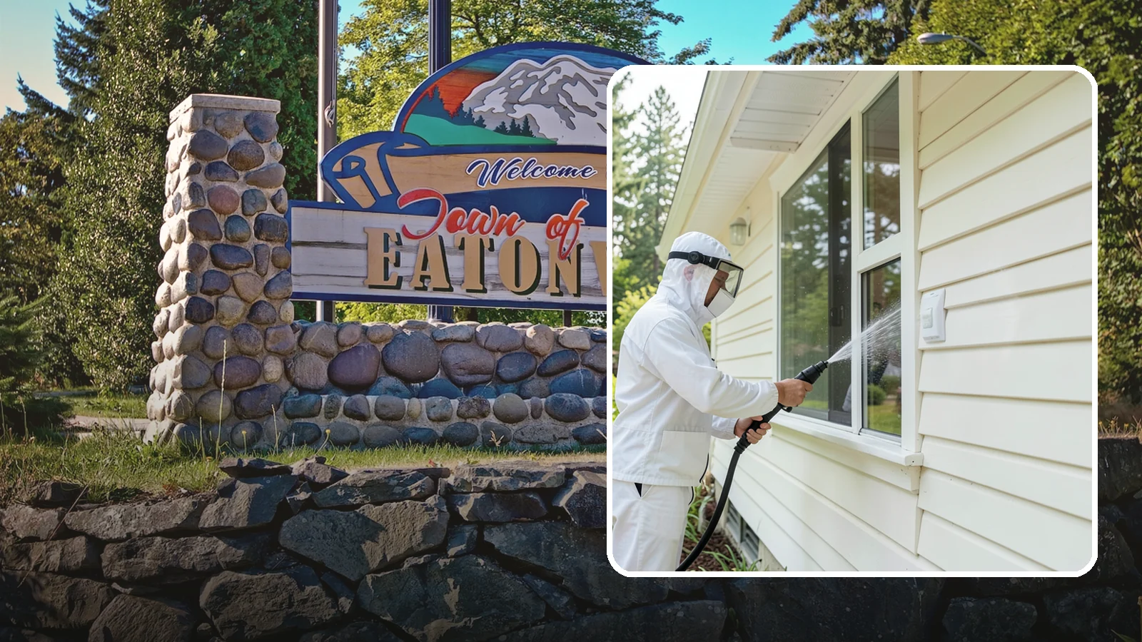 Handrail Cleaning in Eatonville, Pierce County, WA - We clean exterior handrails to remove the grime, algae, and oxidation that build on surfaces people touch every day.