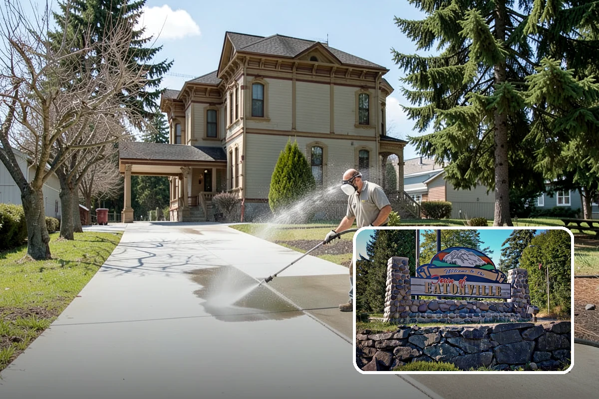Handrail Cleaning in Eatonville, Pierce County, WA - Removes the sticky film from frequently touched grip surfaces