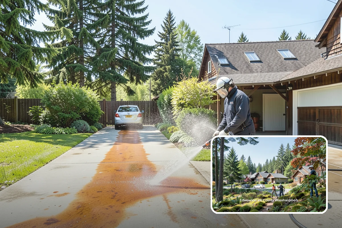 Handrail Cleaning in Edgewood, Pierce County, WA - Removes the sticky film from frequently touched grip surfaces