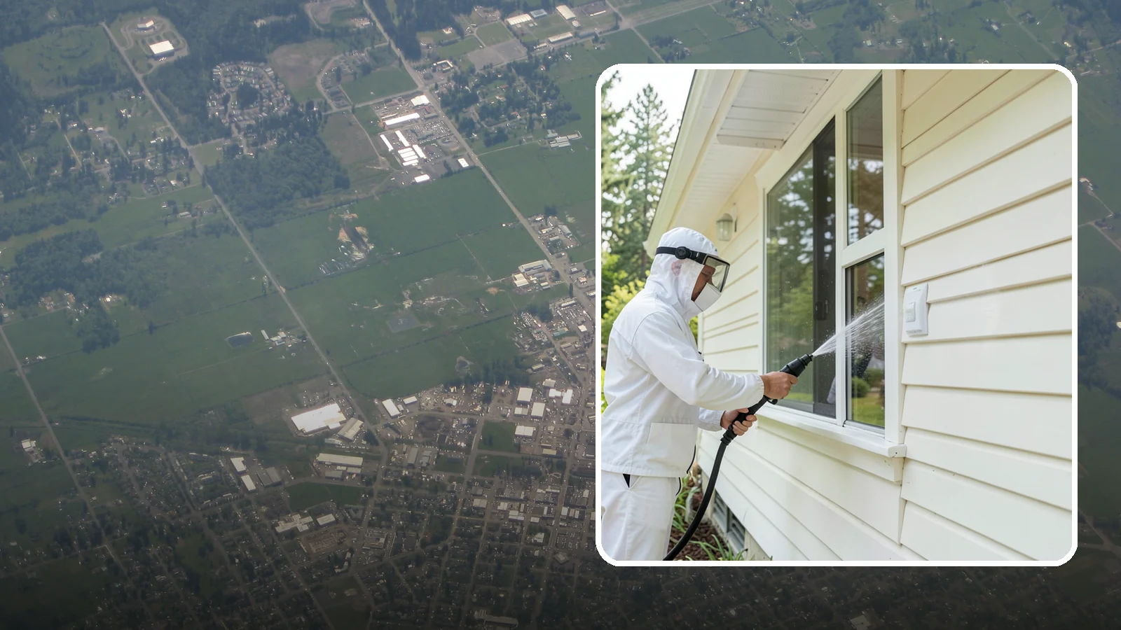 Handrail Cleaning in Enumclaw, King County, WA - We clean exterior handrails to remove the grime, algae, and oxidation that build on surfaces people touch every day.