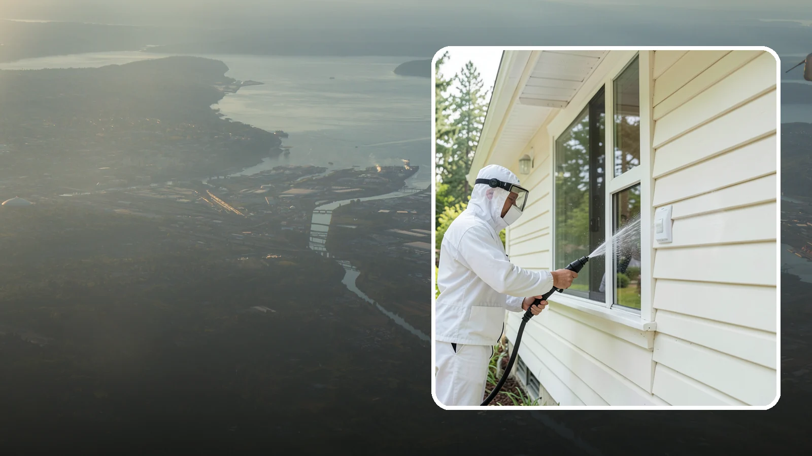 Handrail Cleaning in Fife, Pierce County, WA - We clean exterior handrails to remove the grime, algae, and oxidation that build on surfaces people touch every day.