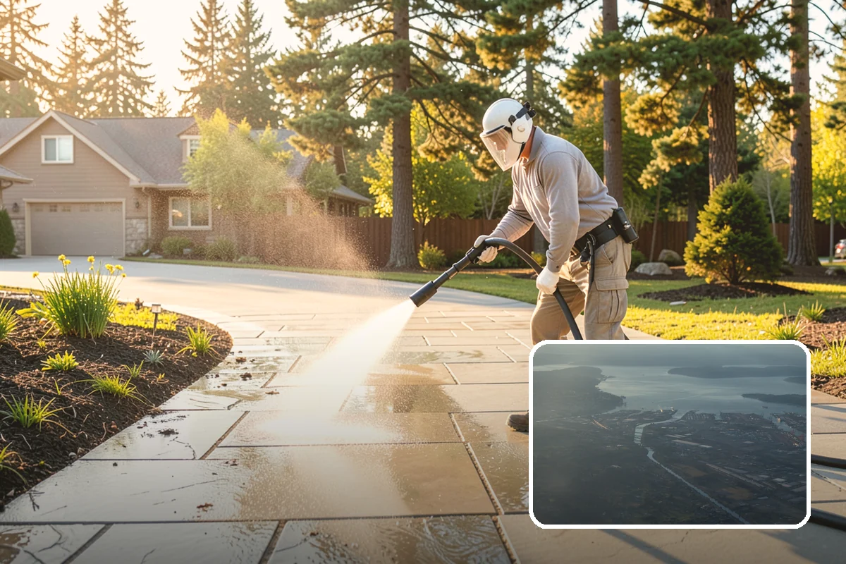 Handrail Cleaning in Fife, Pierce County, WA - Removes the sticky film from frequently touched grip surfaces