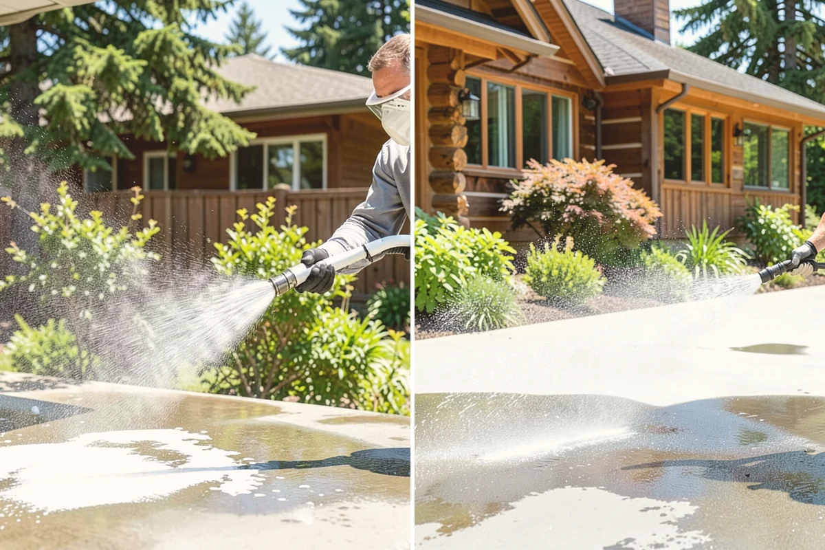 Handrail Cleaning in Fife, Pierce County, WA - Wipe loose debris and cobwebs from the rail