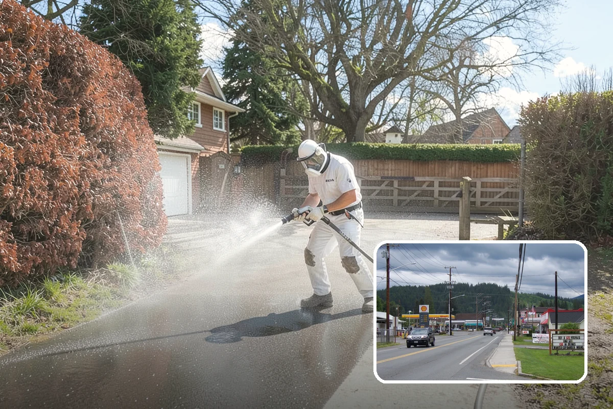 Handrail Cleaning in Granite Falls, Snohomish County, WA - Removes the sticky film from frequently touched grip surfaces