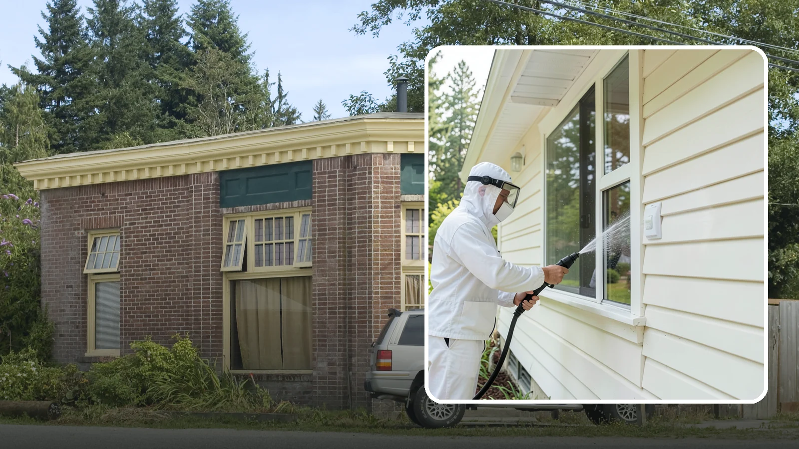 Handrail Cleaning in Hamilton, Skagit County, WA - We clean exterior handrails to remove the grime, algae, and oxidation that build on surfaces people touch every day.