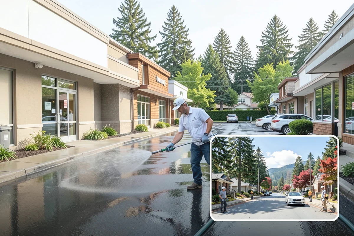 Handrail Cleaning in Hunts Point, King County, WA - Removes the sticky film from frequently touched grip surfaces