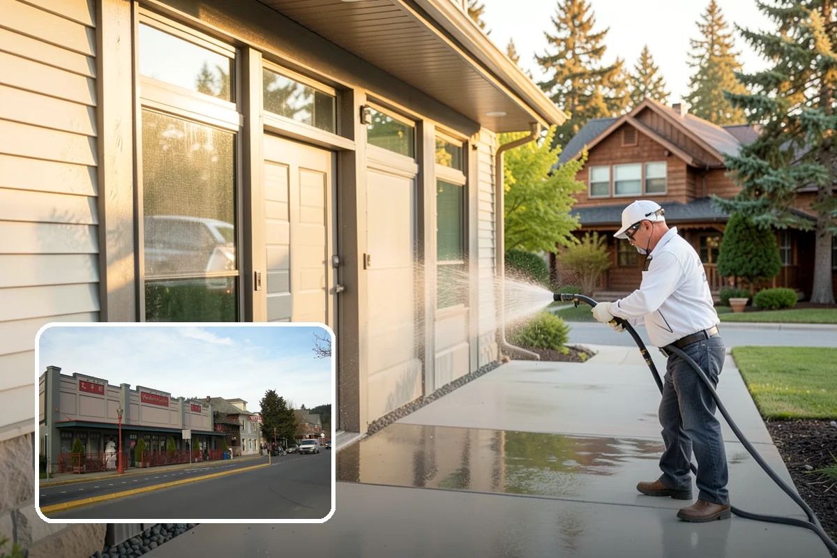 Handrail Cleaning in Issaquah, King County, WA - Removes the sticky film from frequently touched grip surfaces