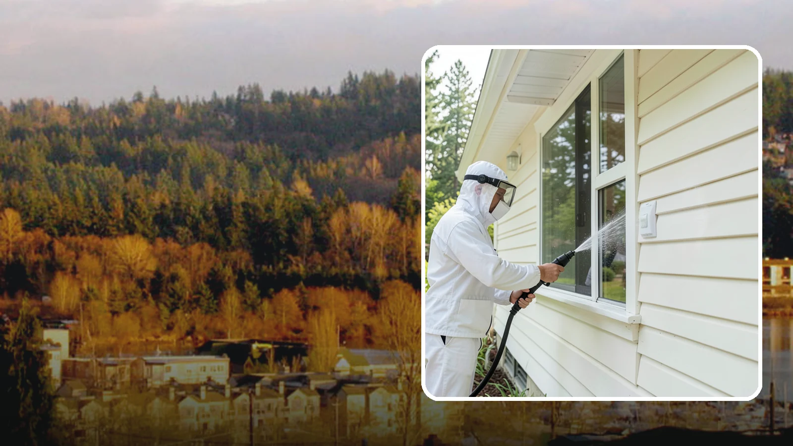 Handrail Cleaning in Kenmore, King County, WA - We clean exterior handrails to remove the grime, algae, and oxidation that build on surfaces people touch every day.