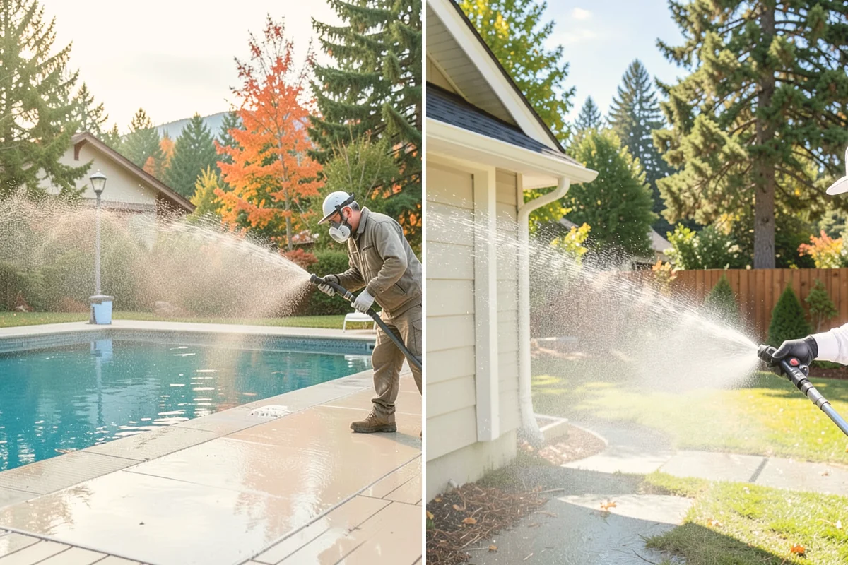Handrail Cleaning in Kirkland, King County, WA - Wipe loose debris and cobwebs from the rail