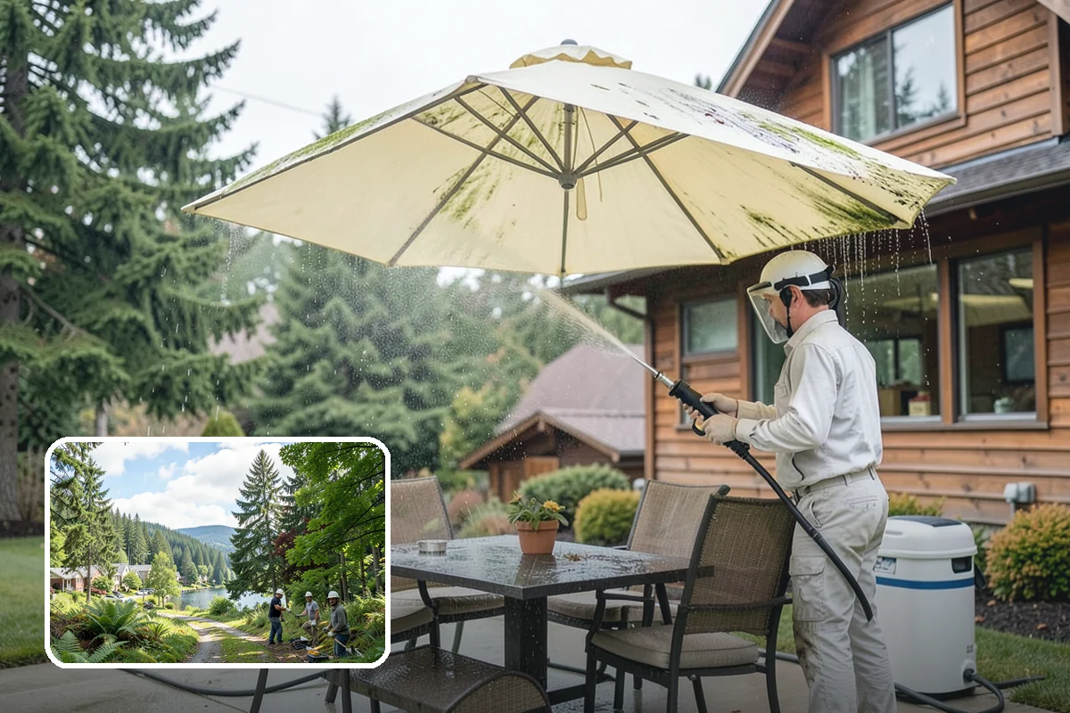 Handrail Cleaning in Lake Forest Park, King County, WA - Removes the sticky film from frequently touched grip surfaces