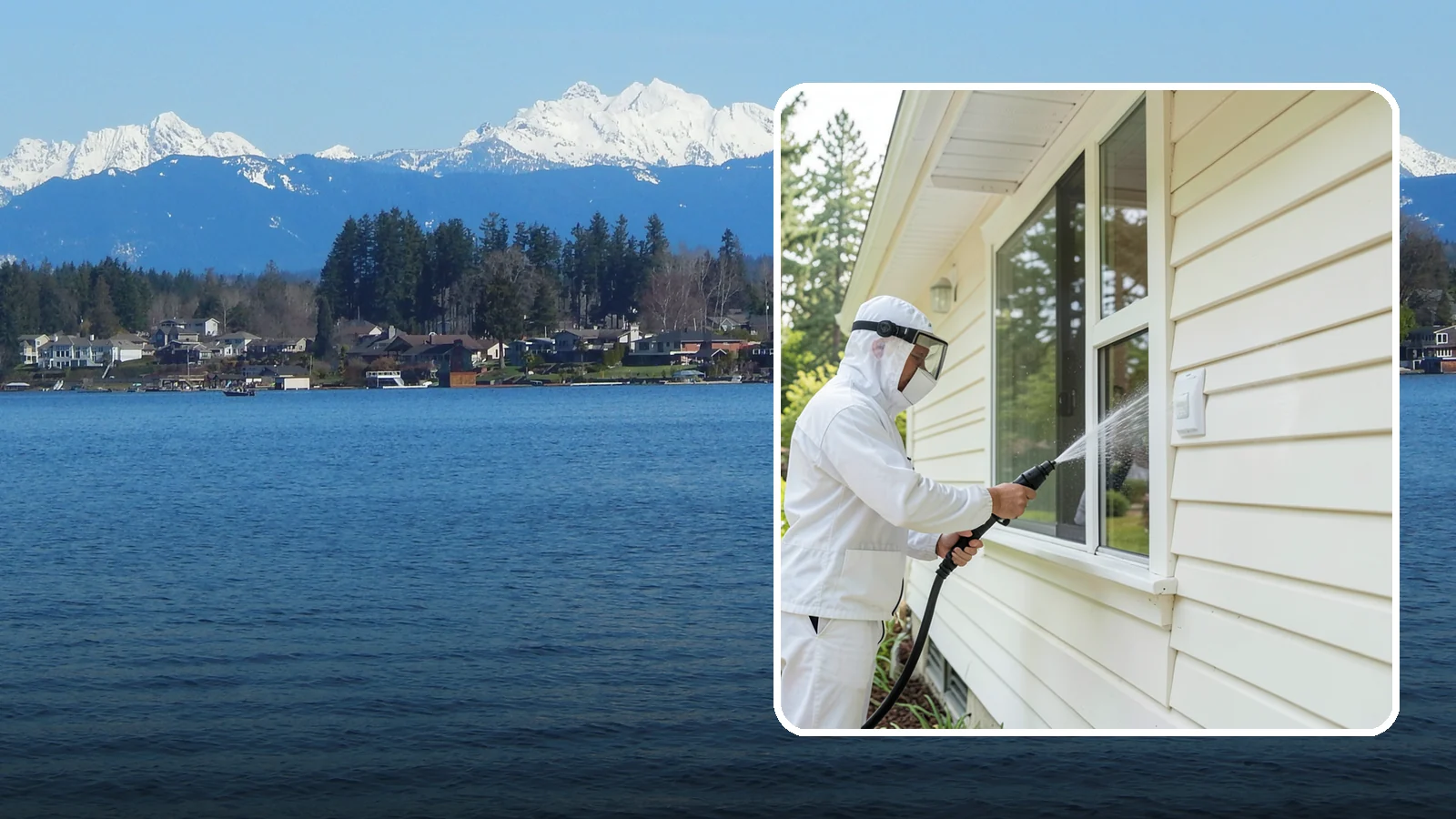 Handrail Cleaning in Lake Stevens, Snohomish County, WA - We clean exterior handrails to remove the grime, algae, and oxidation that build on surfaces people touch every day.