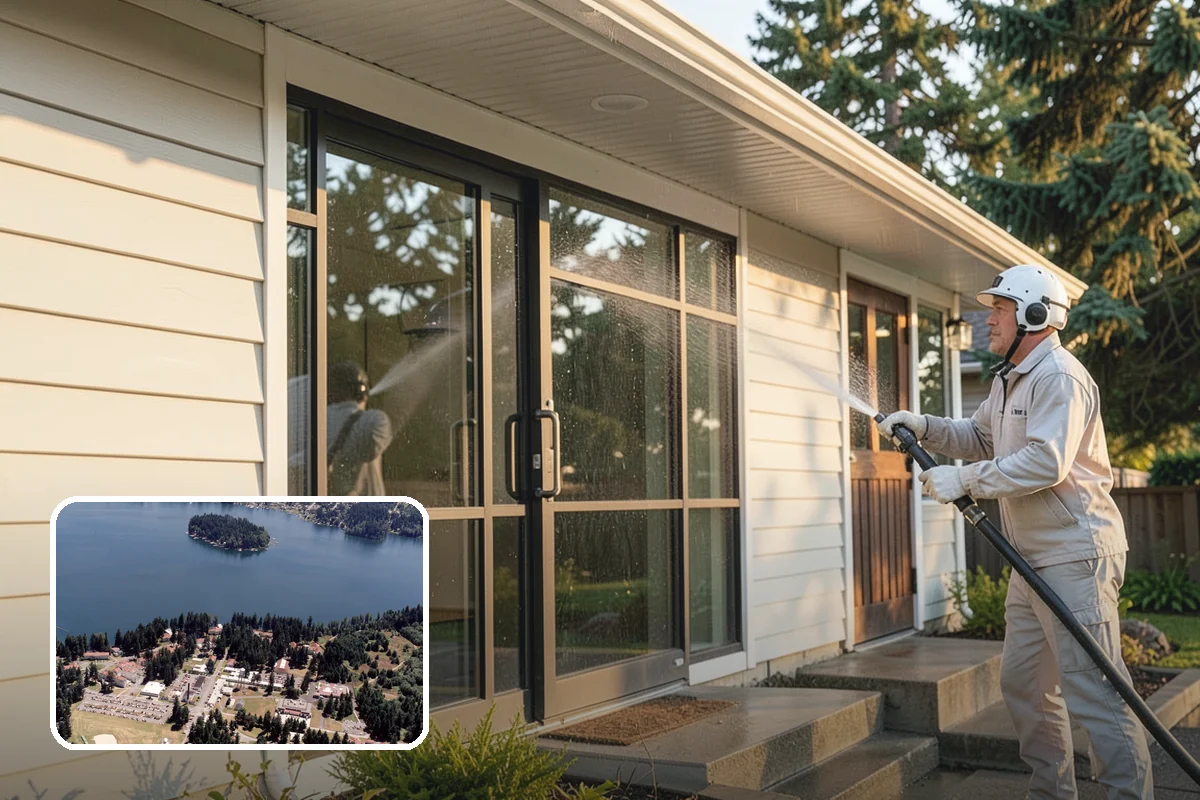 Handrail Cleaning in Lakewood, Pierce County, WA - Removes the sticky film from frequently touched grip surfaces