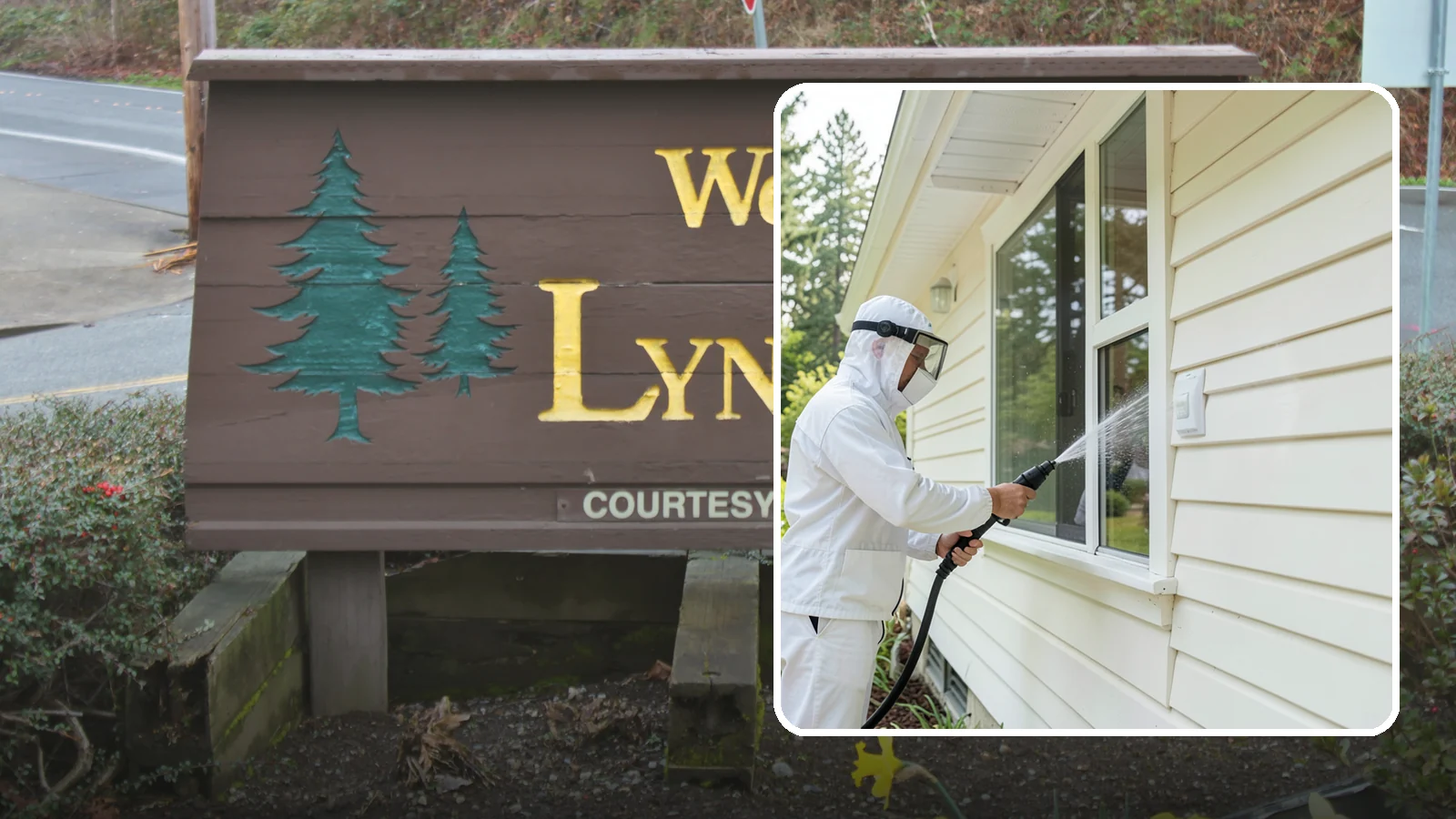 Handrail Cleaning in Lynnwood, Snohomish County, WA - We clean exterior handrails to remove the grime, algae, and oxidation that build on surfaces people touch every day.