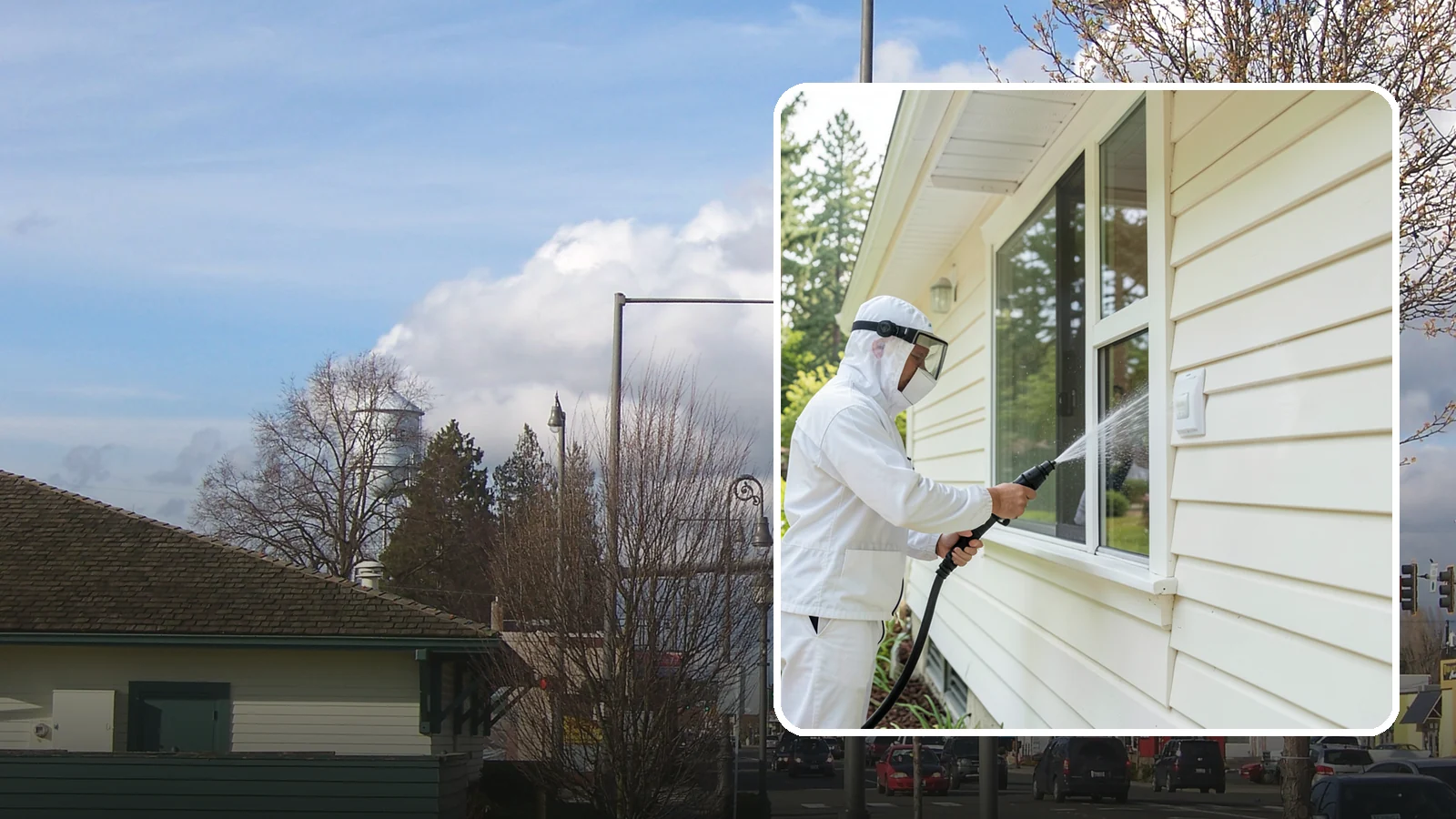 Handrail Cleaning in Marysville, Snohomish County, WA - We clean exterior handrails to remove the grime, algae, and oxidation that build on surfaces people touch every day.