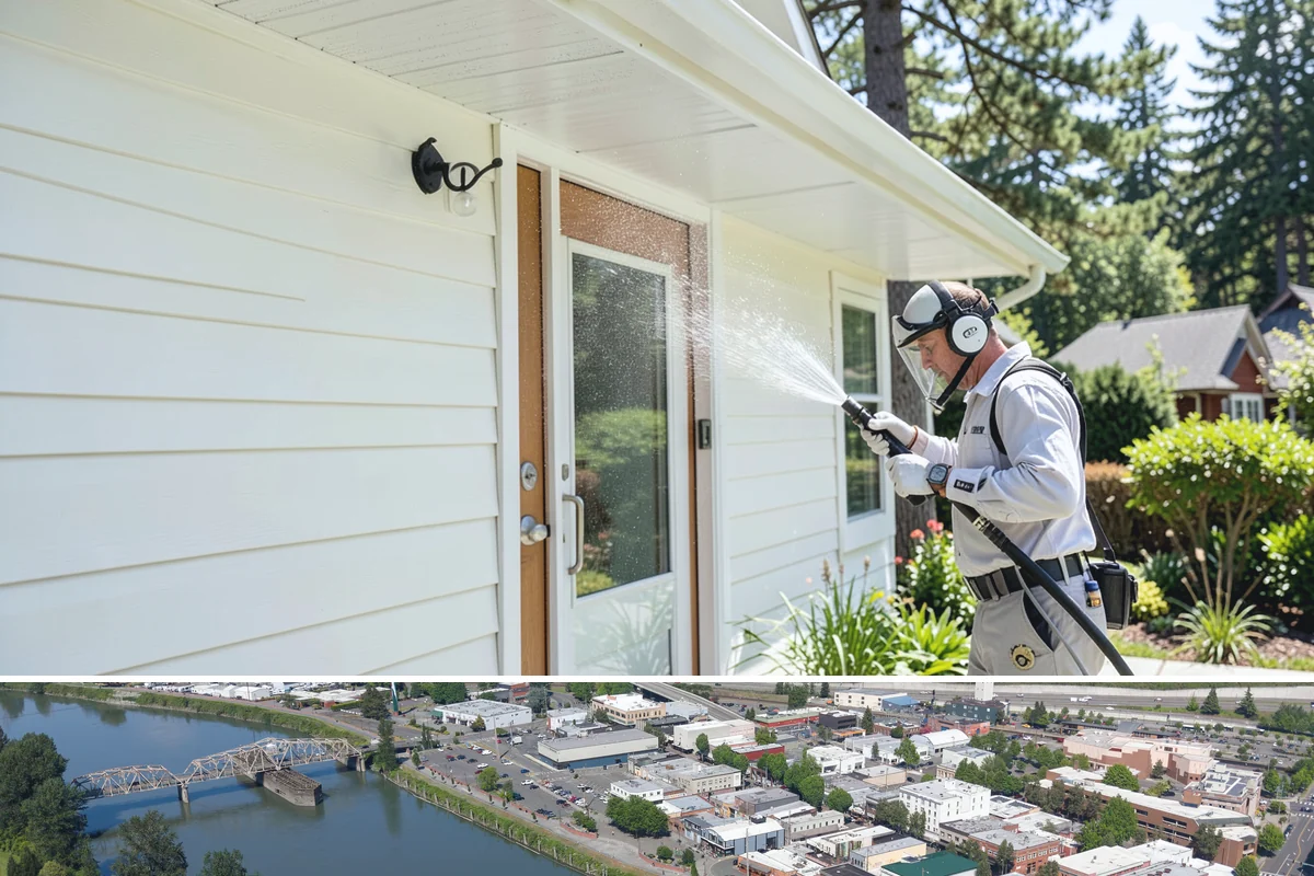 Handrail Cleaning in Mount Vernon, Skagit County, WA - Spring cleaning clears winter algae and film from rails just as outdoor traffic picks up.