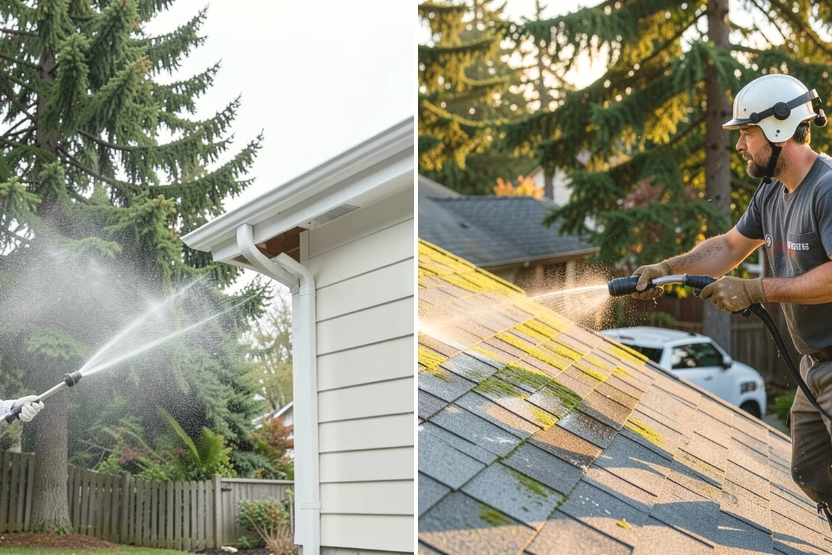 Handrail Cleaning in Mountlake Terrace, Snohomish County, WA - Wipe loose debris and cobwebs from the rail
