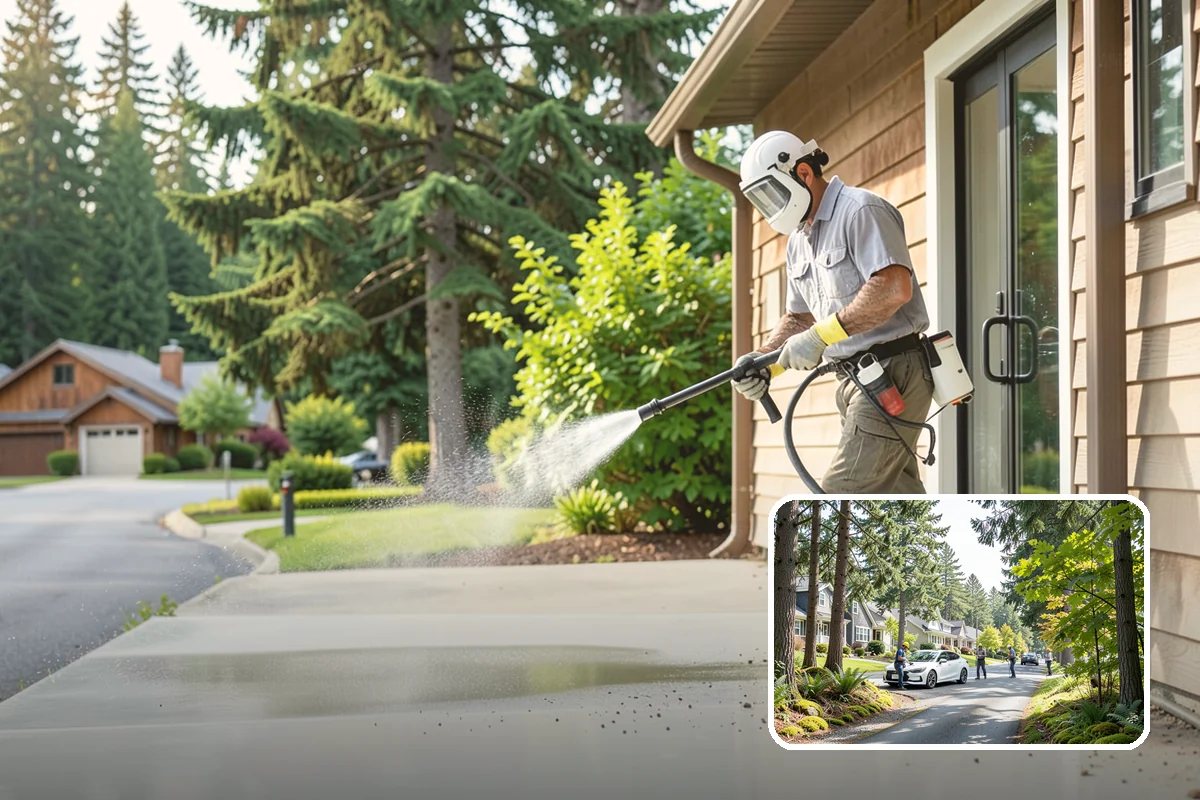 Handrail Cleaning in Normandy Park, King County, WA - Removes the sticky film from frequently touched grip surfaces