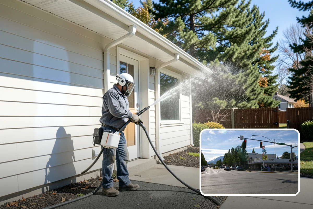 Handrail Cleaning in North Bend, King County, WA - Removes the sticky film from frequently touched grip surfaces
