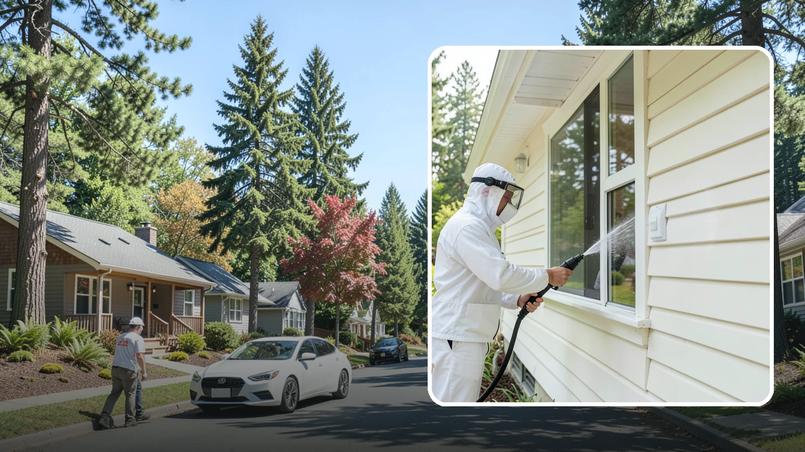 Handrail Cleaning in Orting, Pierce County, WA - We clean exterior handrails to remove the grime, algae, and oxidation that build on surfaces people touch every day.