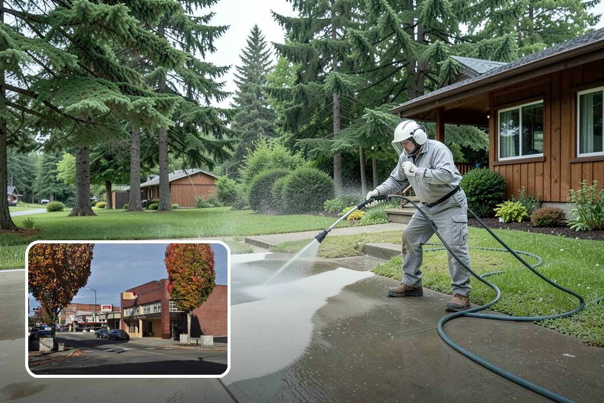 Handrail Cleaning in Puyallup, Pierce County, WA - Removes the sticky film from frequently touched grip surfaces