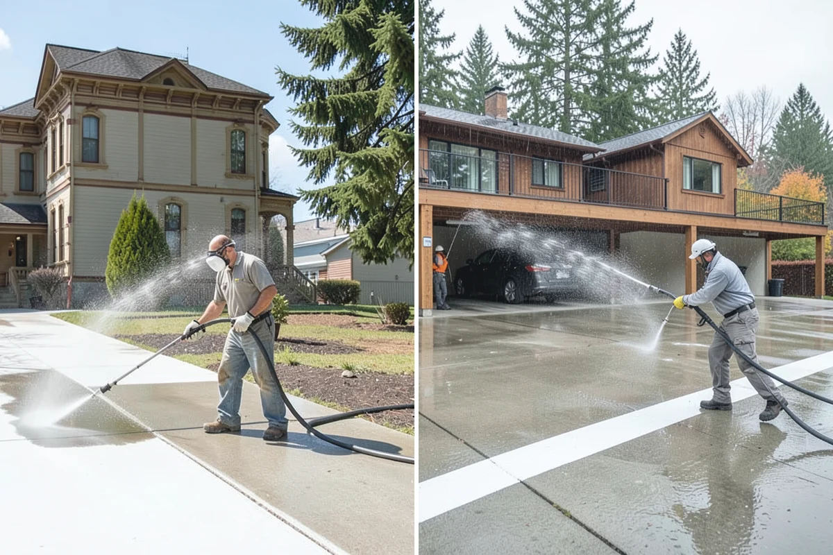 Handrail Cleaning in Redmond, King County, WA - Wipe loose debris and cobwebs from the rail