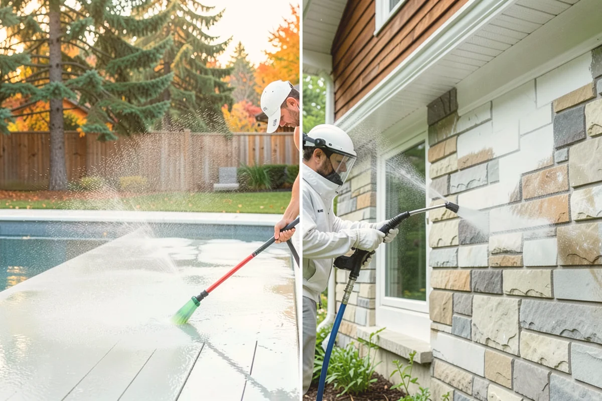Handrail Cleaning in Sammamish, King County, WA - Wipe loose debris and cobwebs from the rail