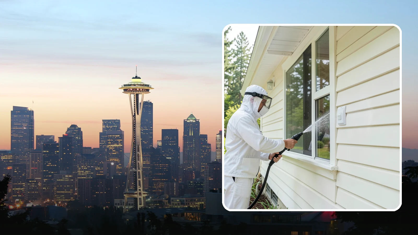 Handrail Cleaning in Seattle, King County, WA - We clean exterior handrails to remove the grime, algae, and oxidation that build on surfaces people touch every day.