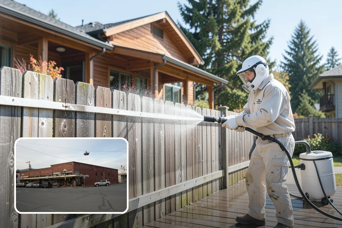 Handrail Cleaning in Sedro-Woolley, Skagit County, WA - Removes the sticky film from frequently touched grip surfaces