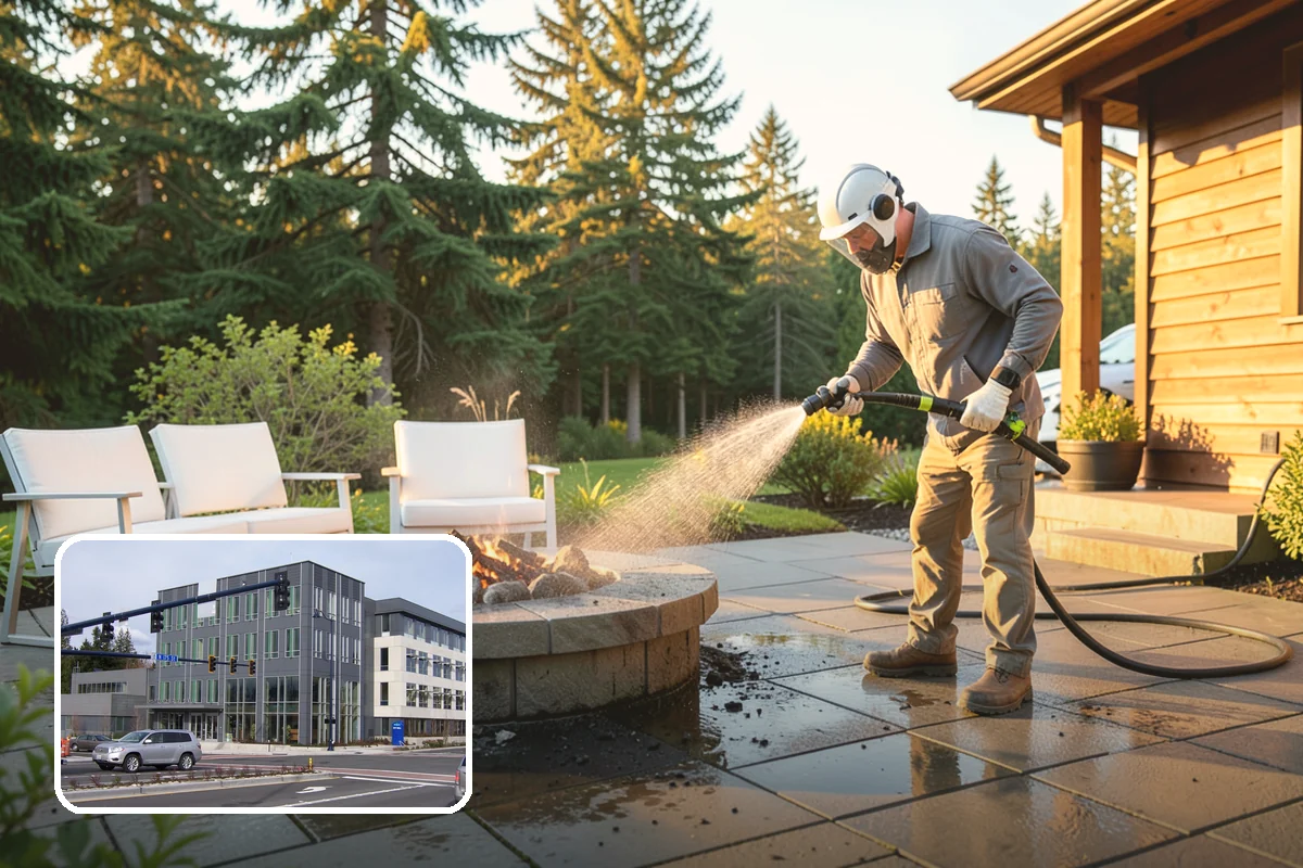 Handrail Cleaning in Shoreline, King County, WA - Removes the sticky film from frequently touched grip surfaces