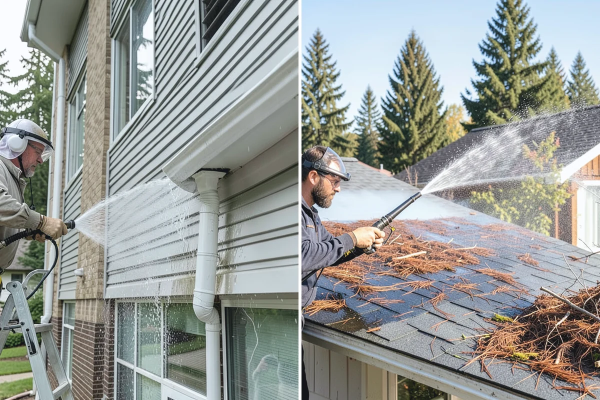 Handrail Cleaning in Skykomish, King County, WA - Wipe loose debris and cobwebs from the rail