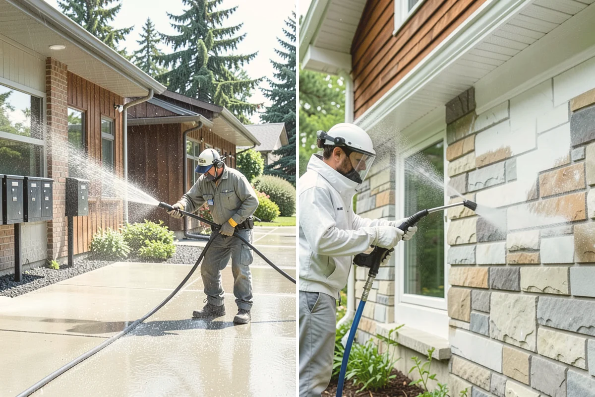 Handrail Cleaning in Snohomish, Snohomish County, WA - Wipe loose debris and cobwebs from the rail