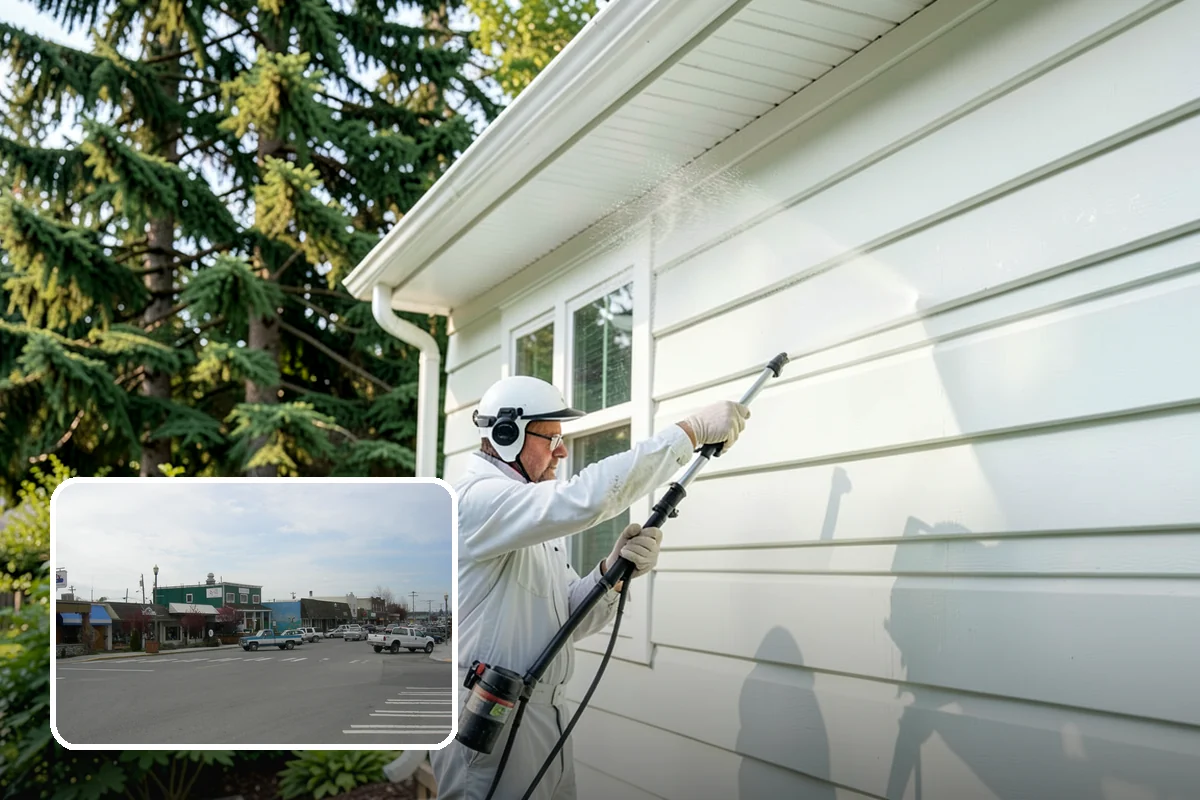 Handrail Cleaning in Stanwood, Snohomish County, WA - Removes the sticky film from frequently touched grip surfaces