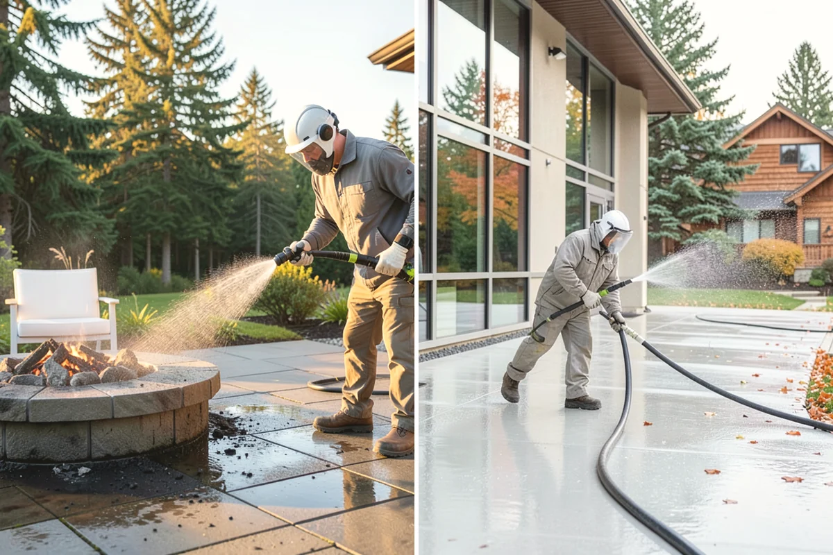 Handrail Cleaning in Tukwila, King County, WA - Wipe loose debris and cobwebs from the rail