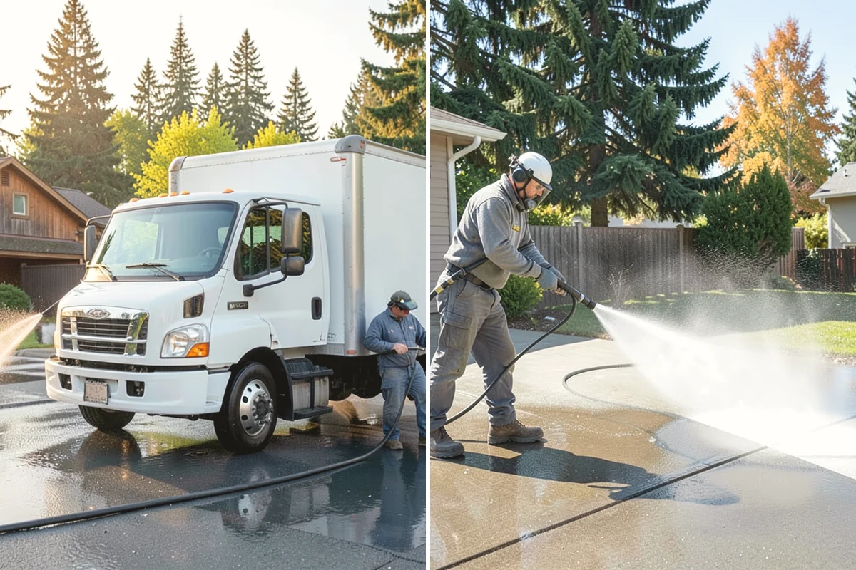 Handrail Cleaning in University Place, Pierce County, WA - Wipe loose debris and cobwebs from the rail
