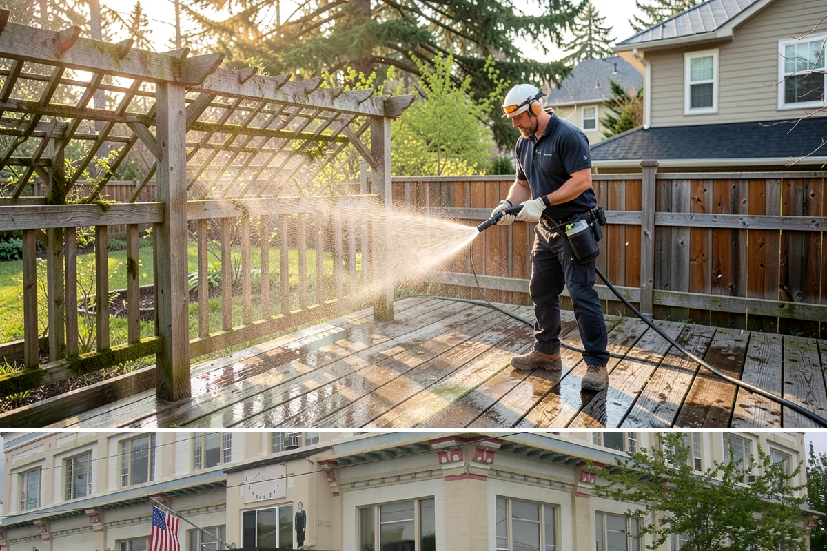 Hard Water Stain Removal in Anacortes, Skagit County, WA - Address hard-water spots as soon as they appear, most often in summer when sprinklers run most.