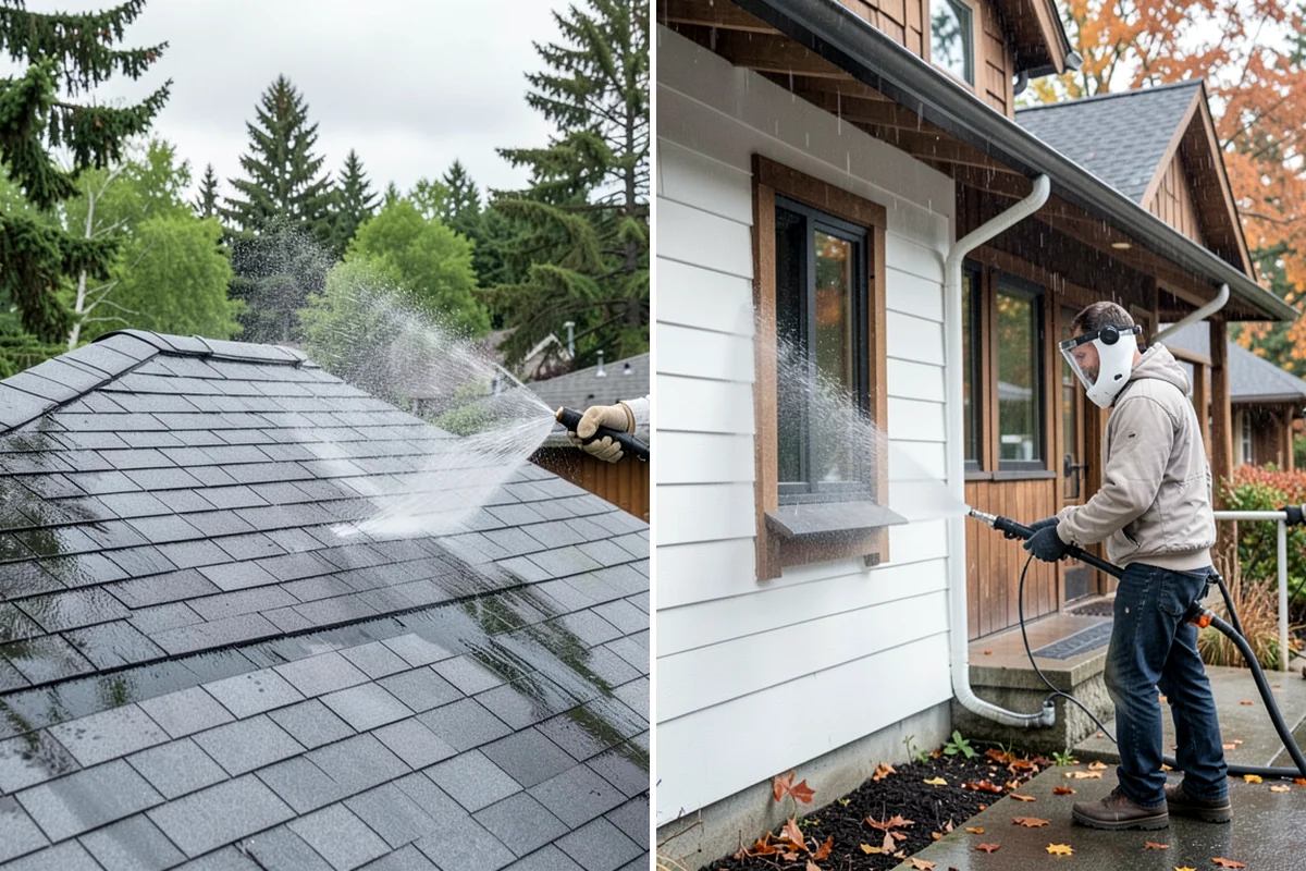 Hard Water Stain Removal in Arlington, Snohomish County, WA - Identify the extent of the hard-water spotting