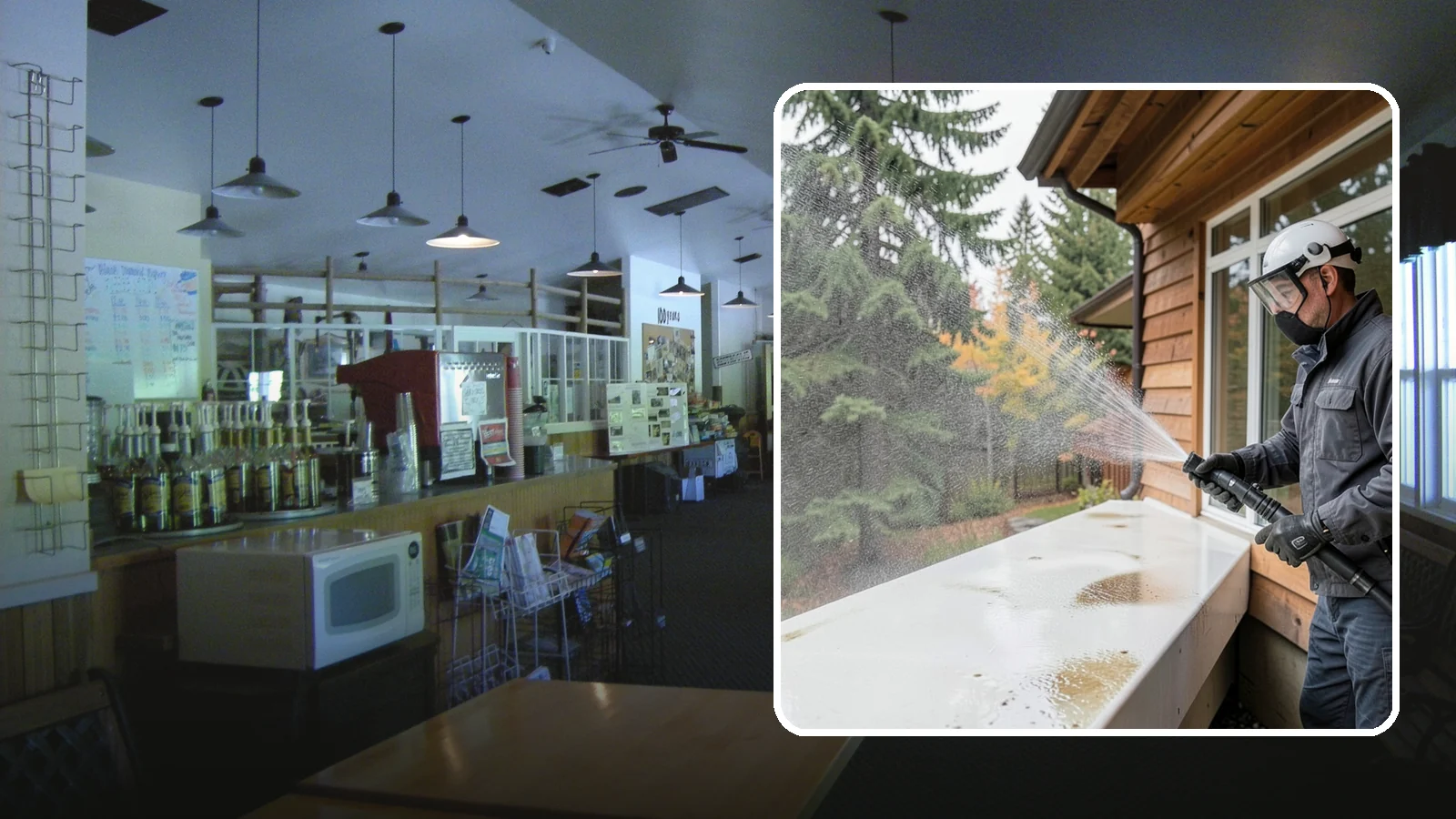 Hard Water Stain Removal in Black Diamond, King County, WA - Specialized removal of the chalky hard-water spots sprinklers and mineral-rich runoff bake onto Northwest glass.