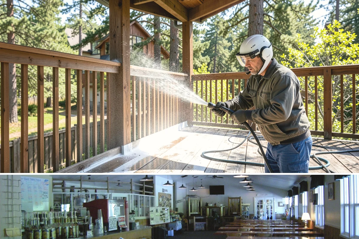 Hard Water Stain Removal in Black Diamond, King County, WA - Address hard-water spots as soon as they appear, most often in summer when sprinklers run most.