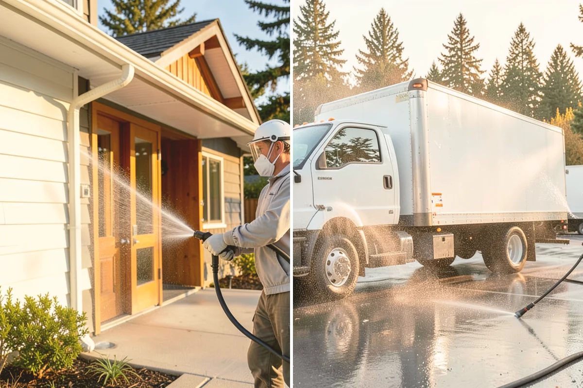 Hard Water Stain Removal in Brier, Snohomish County, WA - Identify the extent of the hard-water spotting