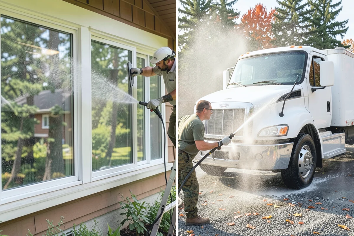 Hard Water Stain Removal in Buckley, Pierce County, WA - Identify the extent of the hard-water spotting