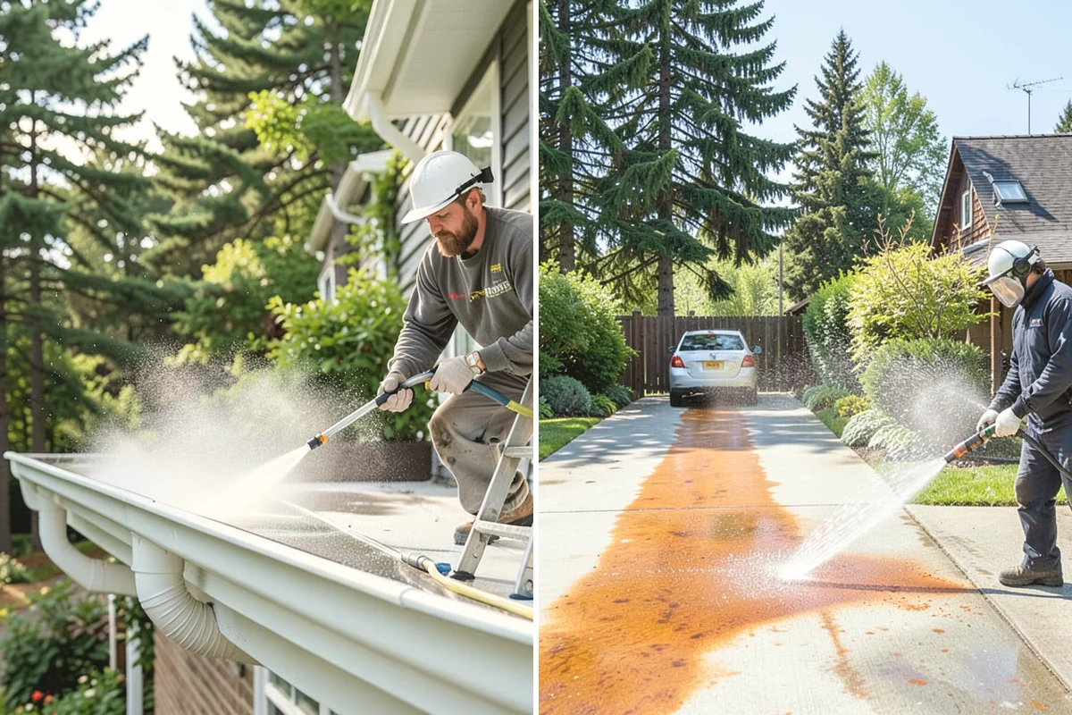 Hard Water Stain Removal in Burien, King County, WA - Identify the extent of the hard-water spotting