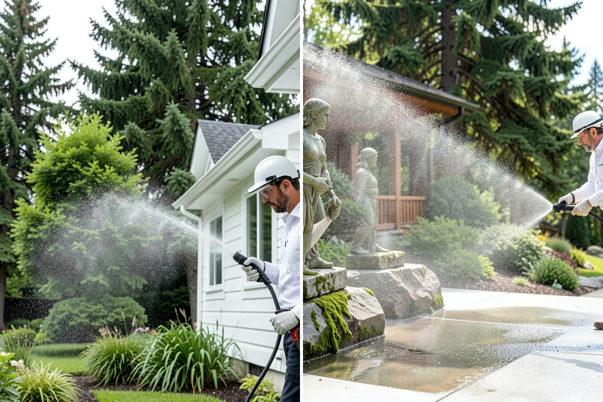 Hard Water Stain Removal in DuPont, Pierce County, WA - Identify the extent of the hard-water spotting