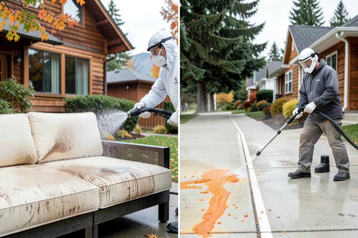 Hard Water Stain Removal in Fircrest, Pierce County, WA - Identify the extent of the hard-water spotting