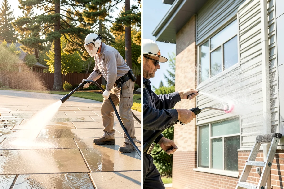 Hard Water Stain Removal in Lake Forest Park, King County, WA - Identify the extent of the hard-water spotting