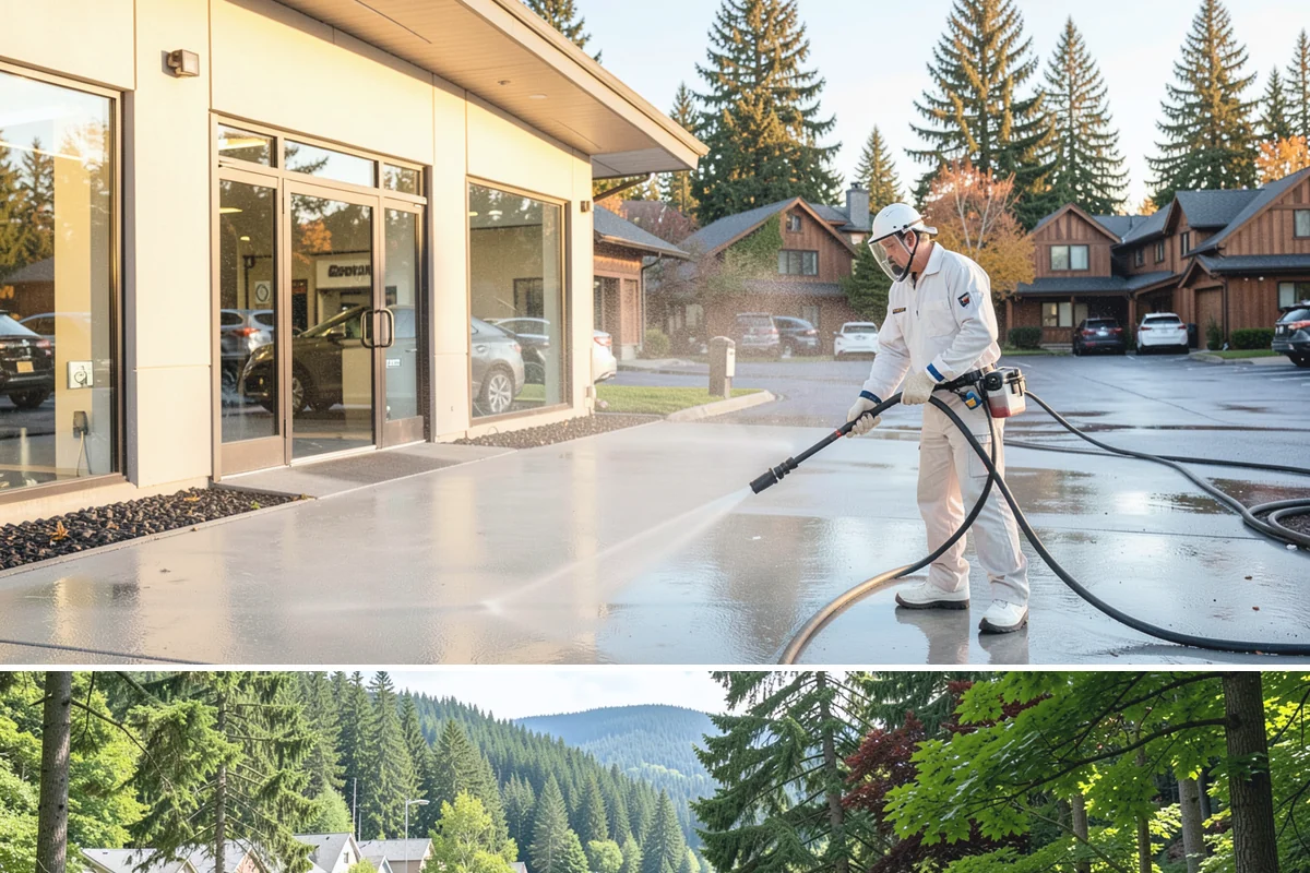 Hard Water Stain Removal in Lake Forest Park, King County, WA - Address hard-water spots as soon as they appear, most often in summer when sprinklers run most.