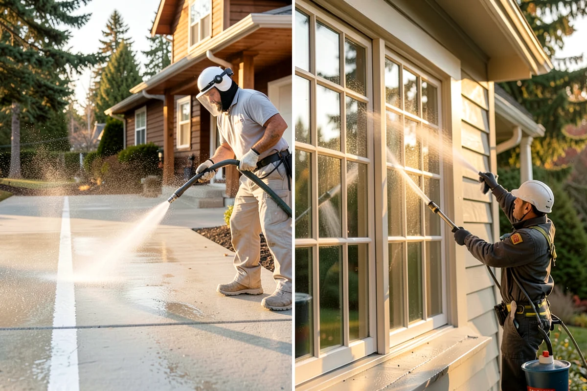 Hard Water Stain Removal in Lakewood, Pierce County, WA - Identify the extent of the hard-water spotting